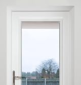 easyblinds Easydoor blind for glazed doors White half width quick fix view 6