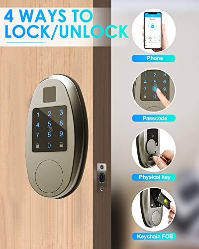 ChicAid-Smart-Door-Lock-Keyless-Entry-Door-Lock-with-Touchscreen-Keypad-Digital-Electronic-Front-Door-Lock-Deadbolt-Work-with-APP-Brushed-Grey