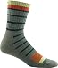 Darn Tough Via Feratta Micro Crew Cushion Socks - Men's Olive Large DISCONTINUED