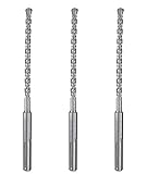 SDS Plus Hammer Drill Bit 3Pcs 5/32 in. x 8