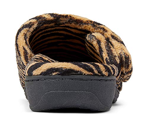 Vionic Women's Indulge Gemma Slipper - Ladies Adjustable Slippers with Concealed Orthotic 