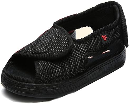 womens velcro slippers swollen feet