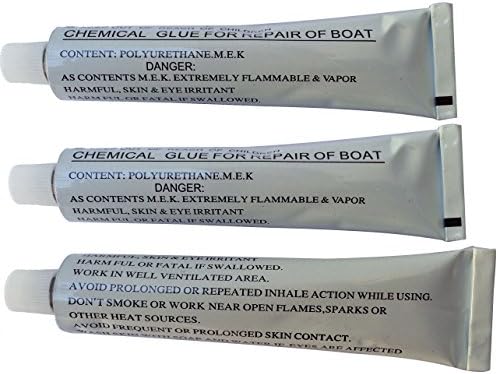 3x 30g 1.05 OZ Inflatable Boat Tube Repairing Glue Accessories Add-on Glue fits for 13' inflatable raft