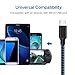 ONSON Micro USB Cable,4Pack 3FT/6FT/6FT/10FT Long Premium Nylon Braided Android Charger USB to Micro USB Charging Cable Samsung Charger Cord for Samsung Galaxy S7 Edge/S7/S6/S4/S3,Note 5/4/3 (Blue)