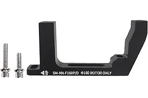 CooMeng SM-MA-F160P/D R160P/D Flat Mount to Post Mount Brake Caliper Adapter for 160mm Rotors Road Disc Brake FM to PM