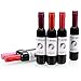 MS.DEAR 6 Pcs Wine Liquid Lipstick Lady Long Lasting Make Up Gloss Matte Lip Sticks Wine Bottle Cover, Best Gift Kit Ideas for Girlfriends, Women, Moms((1 Set)