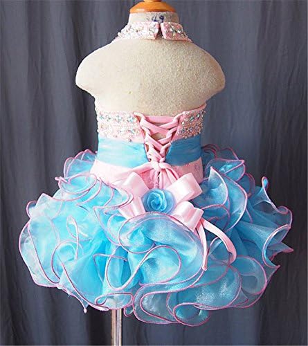HZCQ Little Girls' Birthday Party Gowns Infant Pageant Tutu Dress