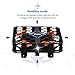 Mini RC Quadcopter Drone 2.4G 4CH 6 Axis Gyro Headless Mode Remote Control One-key Return RC Toy with LED night Lights (black)
