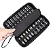 Hipiwe EVA Essential Oils Carrying Case Organizer for 20 Bottles 5ml 10ml Standard and Rollers Bottles Portable Hard Shell Essential Oils Travel Bag Holder for Essential Oils Bottle Storage (Purple)