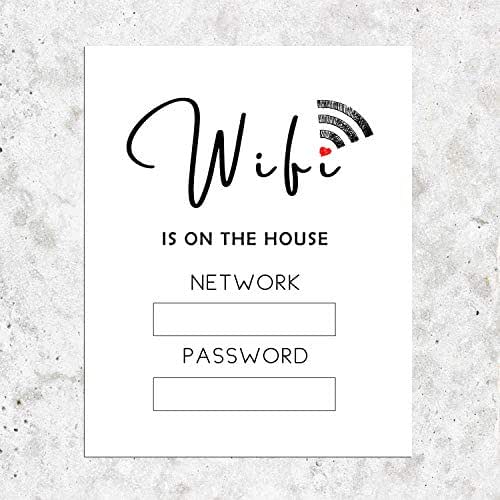 Amazon WiFi Password Wall Art Print Guest Room Art Home Decor Art amazon-wifi-password-wall-art-print-guest-room-art-home-decor-art