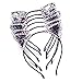 Glitter Cat Ears Headbands for Girl – AWAYTR 6Pcs Rhinestone Kitty Cats Hair Hoop Lace Cat Ears Hairband Hair Accessories for Girls (6PC)