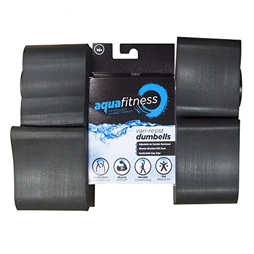 Aqua Fitness Vari-Resist Dumbbells, Water Aerobics, Aquatic Low Impact Workout, Resistance Training