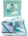 Bamboo Hooded Baby Bath Towel & Washcloth Set, For Infant to Toddler Boys and Girls, Land of the Wee