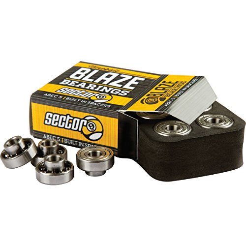 Sector 9 Blaze Bearing Skateboard Accessories, Assorted, 8 P