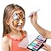 Face Painting Kit TOODOO 16 Color Face Paints with 36 Stencils, 3 Pieces Face and Body Paint Brushes, Safe Cosmetic Grade FDA Compliant Face Paint Party Set