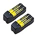 Fast Lithium Battery Charger with 3.7V 4000mAh 18650 Li-ion Rechargeable Batteries, 4 Pack