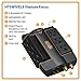Tripp Lite 6 Swivel Outlet Direct Plug-in Audio/Video Surge Protector Tel/Modem/Coax (HTSWIVEL6)