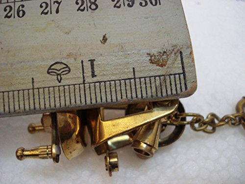 Brass Theodolite Key Chain- Collectible Marine Nautical Key Ring from Brass Blessing (5039-2) - Thumbnail 5