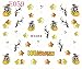 Elevin(TM) New 2016 Halloween Pumpkin Skull Spider Big Sheet Water Transfer 3D Nail Art Sticker Decals Manicure Watermark Tattoos Nail Art Tips (D)
