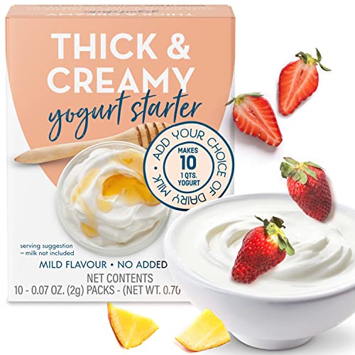 Mild Greek Yogurt Starter Culture 10 Qts Plain Yogurt Live Active