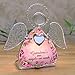 Grandmother Candle Holder - Glass Angel Tealight Candleholder with Flowers - Grandmas are Angels On Earth