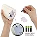 Ry-king Flameless Candles Set of 4 Real Wax Dancing Flame LED Candles with 10-Key Remote Control 2/4/6/8 Hours Timer, Ivory Color