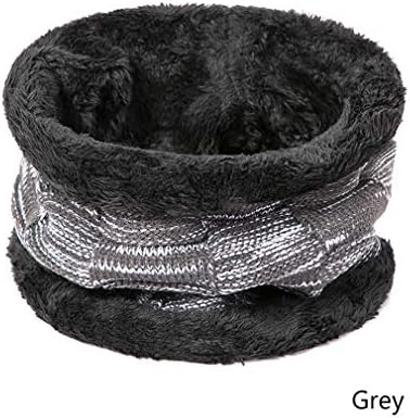 Warm Winter Women Men Knitted Thick Beanie Hats Scarf Male Plus Velvet Unisex Warm Skullies