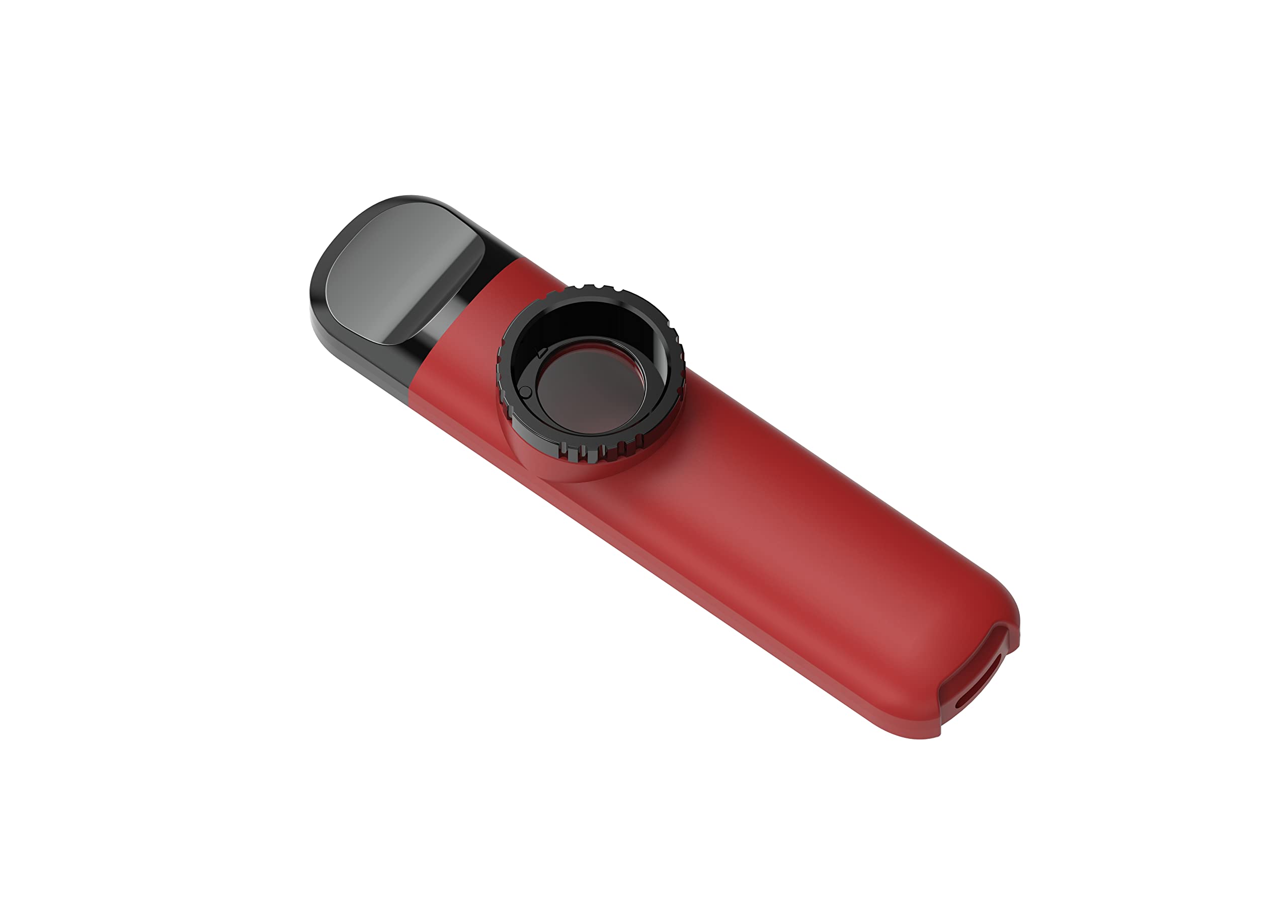 Koldot Easy to Learn Musical Instruments Colorful Kazoos with 4 Replacement Flutes Diaphragms Lanyard (Red)