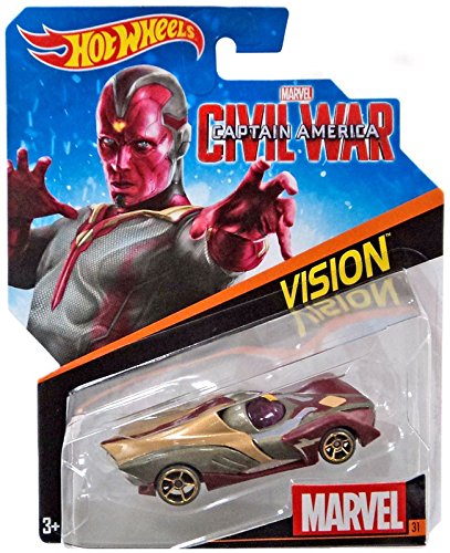 Hot Wheels, Marvel Character Car, Vision (Civil War) #31