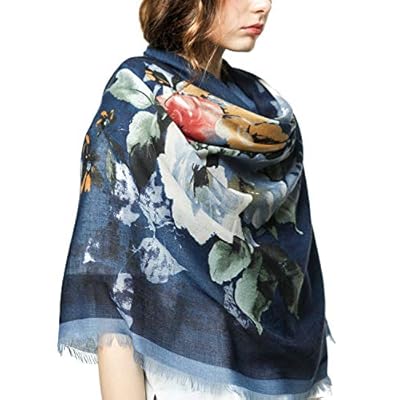 YOINS Scarfs for Women Lightweight Floral Long Blanket Scarf Fashion Cotton Shawls Wraps Cape YOINS Scarfs for Women Lightweight Floral Long Blanket Scarf Fashion Cotton Shawls Wraps Cape