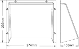 Rytons ABC9WH Light and Draught Reducing Airbrick Cowl Hood Cover White view 3