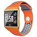 NO1seller Top Bands Compatible for Fitbit Ionic Small Large, Soft Silicone Sport Strap Accessories with Ventilation Holes Replacement Wristband for Fitbit Ionic Smartwatch Women Men