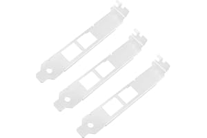 Lexziuo 3PCS Replacement Bracket for Intel X540-T2, Dual-Port Full Height 12CM Network Card Mounting Bracket