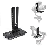 Akeipho L Bracket Vertical Mount Quick Release Plate for DJI Ronin RSC2 / RS2/ RS3 / S, Zhiyun Weebill S Gimbal, DSLR Camera, Tripod, Monopod