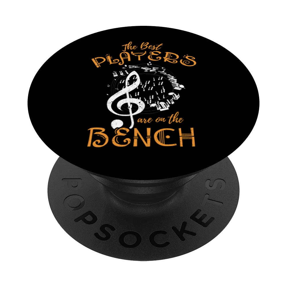 Classical Music Pianist Treble Clef Funny Piano PopSockets Swappable PopGrip