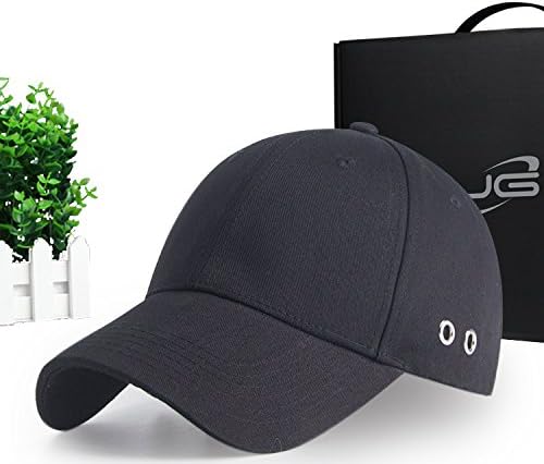 Amazon キャップのコハラ 上品質コットン100 穴あきキャップ メンズ 無地 無地キャップ 黒 ブラック シンプル 野球帽 ベースボール キャップ おしゃれ 安い フリーサイズ 54cm 60cm キャップ 通販