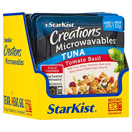 StarKist Creations Microwavables Variety Pack, Tomato Basil, Thai Green