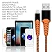 Haribol iPhone Lightning Cable, MFi Certified iPhone Charger 4Pack[ 3.3FT 6.6FT 10FT] Nylon Braided Charger Cable for iPhone X, 8 Plus, 8, 7 Plus, 7, 6 Plus, 6, 6S Plus, 6s, 5, iPad and More (Orange)