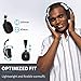 Wireless Headphones for TV Watching with Optical, ARTISTE ADH300 2.4GHz Digital Wireless TV Headphones, 100ft Distance Rechargeable for TV/PC/Phone (Black with Optical)