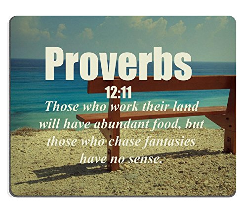 Bible Verses Quote Proverbs 12_11 Those Who Work Their Land - Import It All