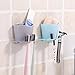 YJYDADA New Hanging Bathroom Kitchen Utensil Box Toothbrush Storage Rack (Gray)