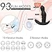 Anal Vibrator Prostate Massager with 10 Modes of Stimulation and 3 Rotating Seeds Silicone P spot Anal Butt Plug Perineum,G-spot Butterfly Vibrator Sex Toy for Men,Women