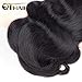 QTHAIR 16A Virgin Brazilian Body Wave Human Hair 3 Bundles (12 12 12,300g,Natural Black) 100% Unprocessed Body Wave Brazilian Human Hair Weave Extensions for African Americans Women
