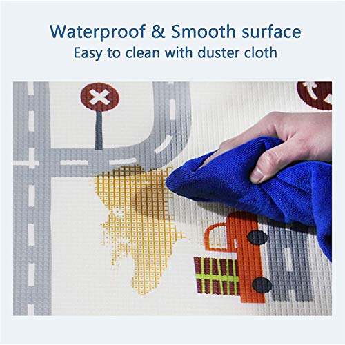 AGIMOLI Baby Crawling Mat Foldable, Baby Play Mat Waterproof AntiSlip