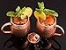 Premium Set Of Two 16 Oz Moscow Mule Mugs By Quality Copper - 100% Copper Drinking Cups - ½ lb Weight & Riveted, Sturdy Handles - Bonus Shot Glass Included - Ideal Present For Men & Women