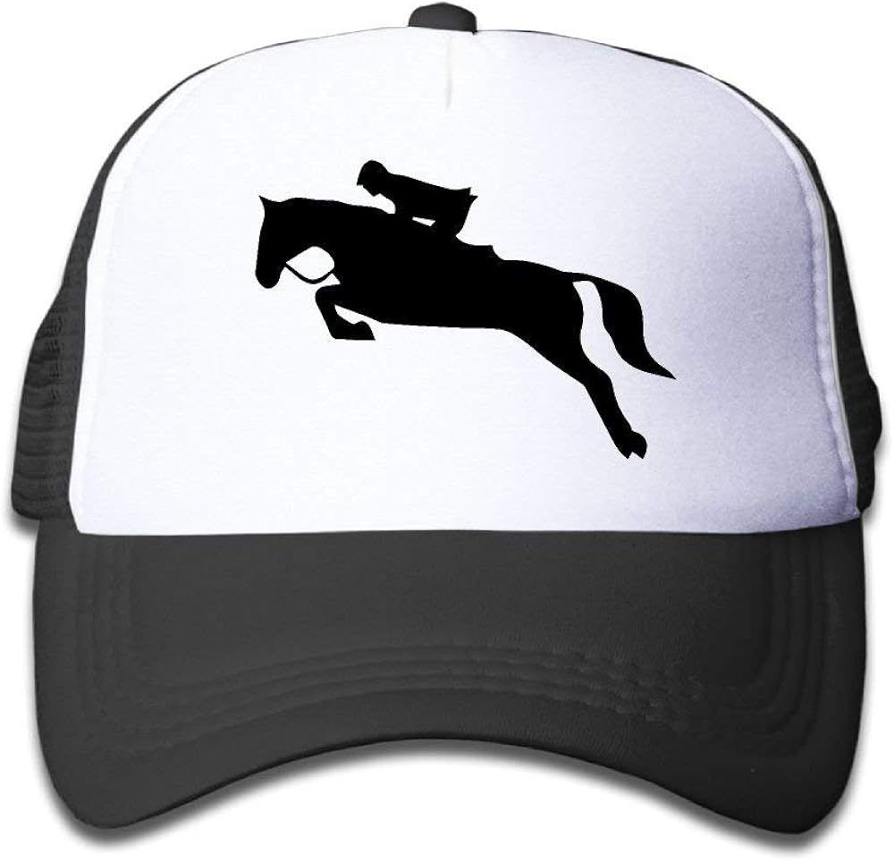BRASMdiy Horseback Riding Horse Clipart Children's Trucker Hat Kids