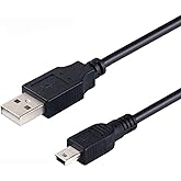 TODOO Cable mini USB, cable de carga USB compatible con Uniden Bearcat BC125XLT, BC75AT, BCD325P2, BCD436HP, SR30C escáner de