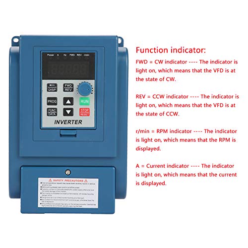 VFD - 1PC AC 380V 1.5kW 4A Variable Frequency Drive VFD 3 Phase Speed Controller Inverter Motor - Thumbnail 2