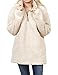 Nlife Women Winter Long Sleeve Sweatshirt Pullover Front Fuzzy Warm Fleece Hoodies Outwear Apricot