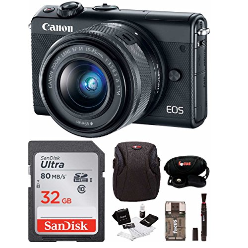 Canon-EOS-M100-Mirrorless-Digital-Camera-EF-M-15-45mm-lens-Black-32GB-SDHC-Memory-Card-Accessory-Bundle